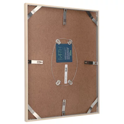 Aluminium fotolijst BARTH serie 916 45x60 cm | ahorn echt fineer | normaal glas (2 mm)