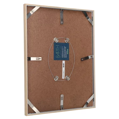 Aluminium fotolijst BARTH serie 916 45x60 cm | eink, echt fineer, natuur | normaal glas (2 mm)