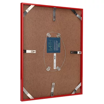 Aluminium fotolijst BARTH serie 916 45x60 cm | rood | normaal glas (2 mm)