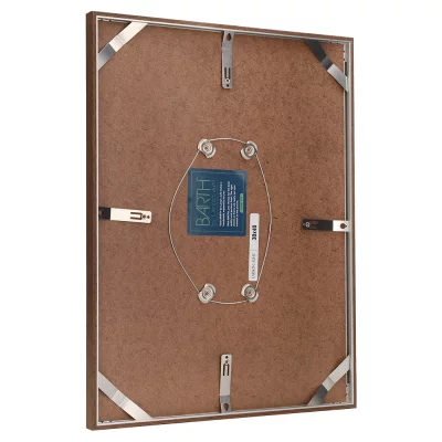Aluminium fotolijst BARTH serie 916 45x60 cm | wengé, echt fineer, natuur | normaal glas (2 mm)