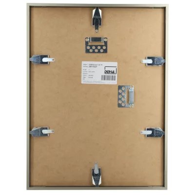 Cornice in alluminio Superba 50x60 cm | argento invecchiato opaco | Vetro standard (2 mm)