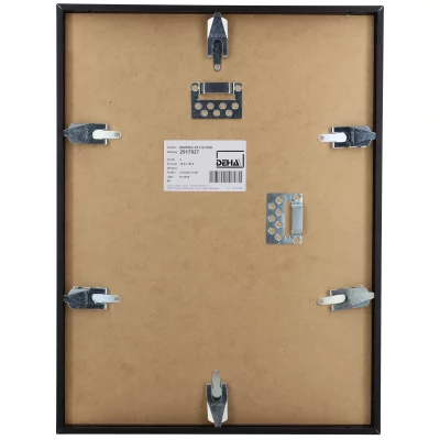 Rama aluminiowa Superba na wymiar czarny matowy | szkło standardowe (2 mm)