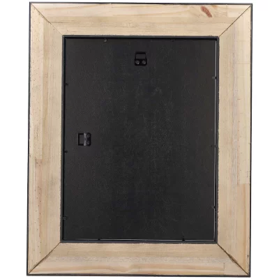 Cornice esclusiva in legno Fronta 50x65 cm | nero | Vetro standard (2 mm)