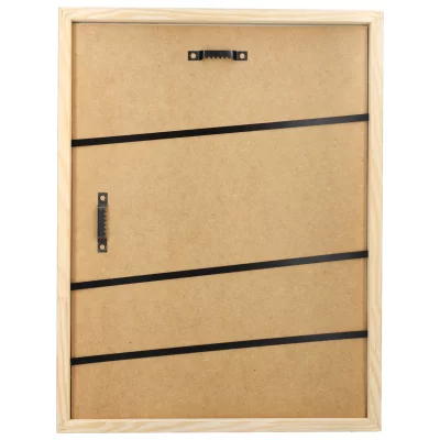 Rama drewniana Mencuna na wymiar biały | szkło standardowe (2 mm)