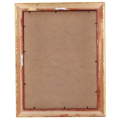 Barokkader Cadiz op maat goud | normaal glas (2 mm)
