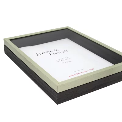 Unibox Bildram 13x18 cm | grön-svart | Standardglas (2 mm)