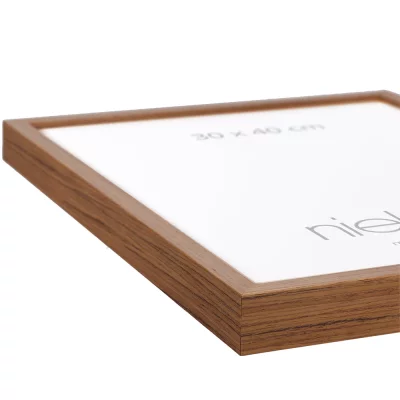 Træramme Loft 15 21x29,7 cm (A4) | Teak | Normalglas (2 mm)