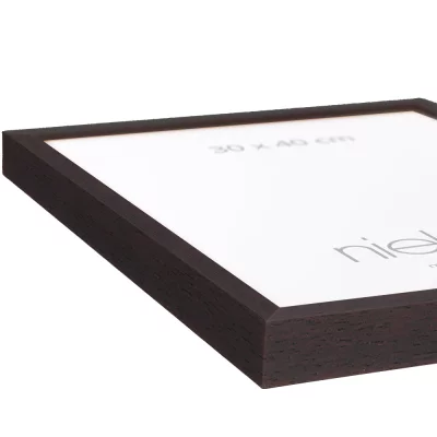 Træramme specialskåret, Loft 15 Wenge | Normalglas (2 mm)