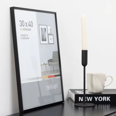 Hliníkový rám Pixel 30x40 cm | černá | normální sklo (2mm)