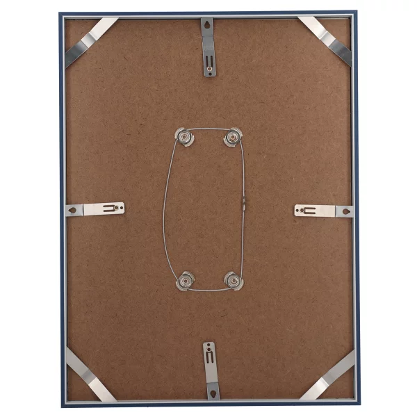 Alu 3D Bilderrahmen BARTH NXT, Serie 1131 - nach Maß Marine - Furnier Holzoptik | Normalglas (2 mm)