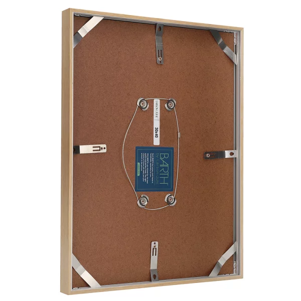 Cadre amovible en aluminium série 1828 13x18 cm | chêne placage véritable naturel | verre standard (2 mm)