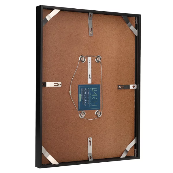 Cadre amovible en aluminium série 1828 13x18 cm | noir | verre standard (2 mm)
