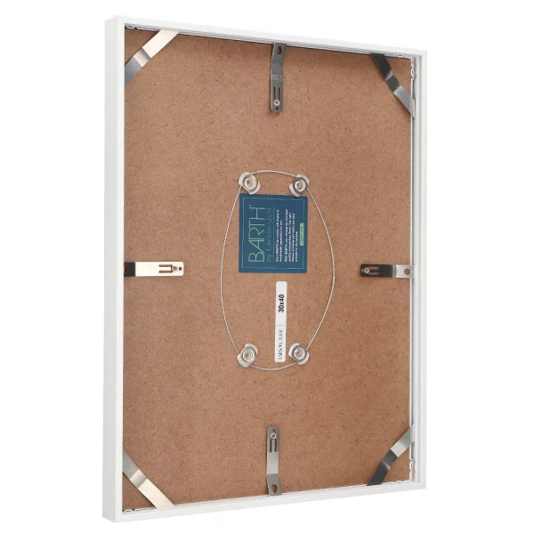 Cadre amovible en aluminium série 1828 13x18 cm | blanc | verre standard (2 mm)