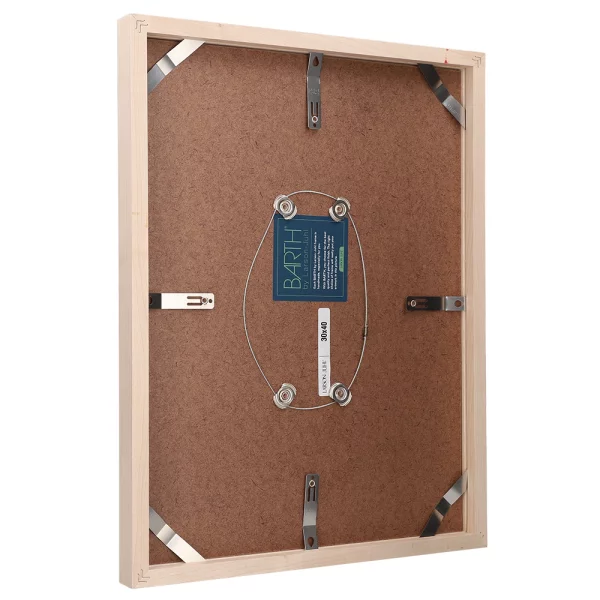 Holz Bilderrahmen BARTH - Serie 210 - Maßanfertigung Ahorn | Normalglas (2 mm)
