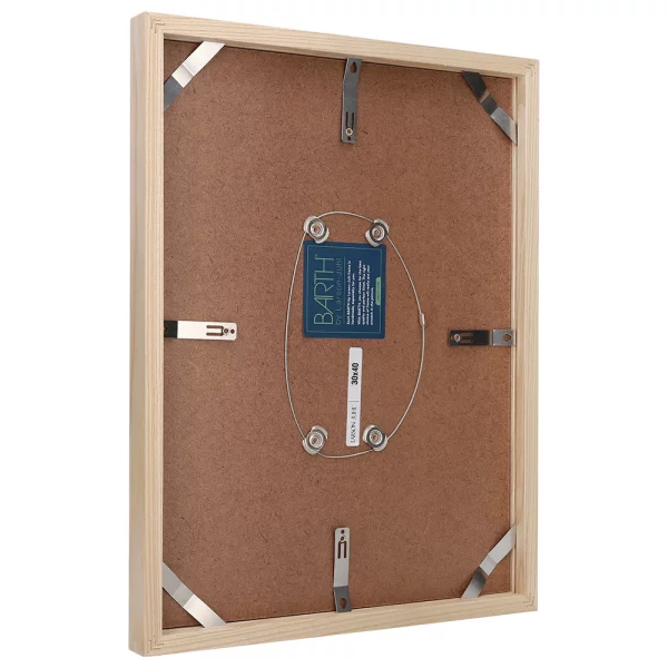 Holz Bilderrahmen BARTH - Serie 210 - Maßanfertigung Esche | Normalglas (2 mm)