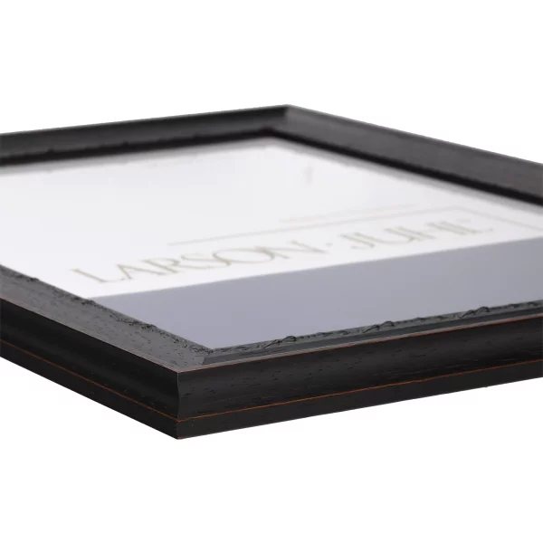 Cadre baroque MAREIS 4 - sur mesure ébène français avec ornement | verre standard (2 mm)