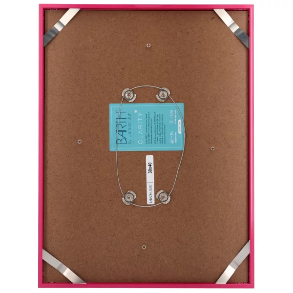 Alu Bilderrahmen BARTH - Serie 916 by ENKEL Art Studio 35x50 cm | Pink | Museumsglas UV 70 entspiegelt
