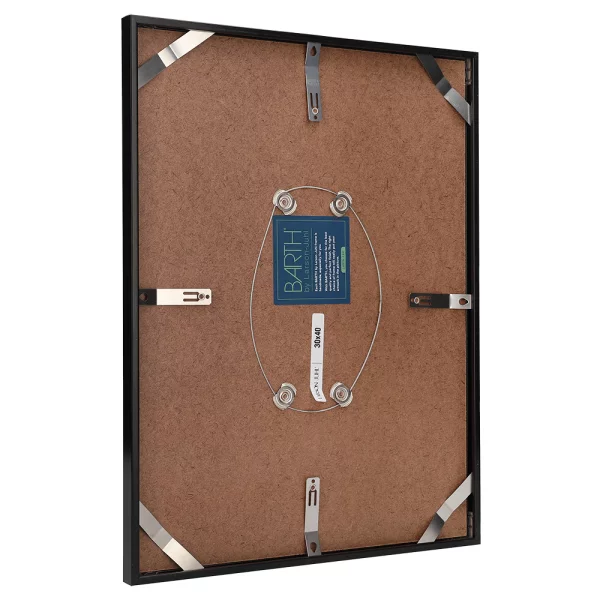 Cadre amovible en aluminium série 916 13x18 cm | noir laqué | verre standard (2 mm)