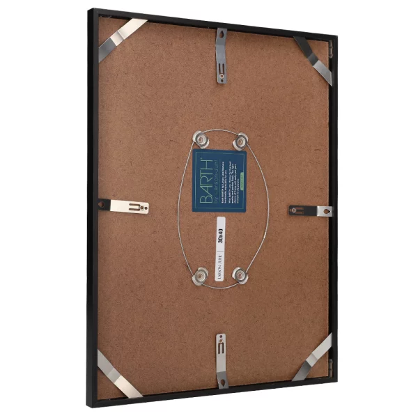 Cadre amovible en aluminium série 916 13x18 cm | noir | verre standard (2 mm)