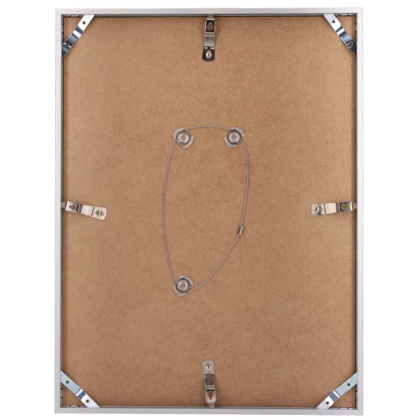 Alu Bilderrahmen BARTH - Serie 916 LIGHT 21x29,7 cm (A4) | Silber matt | Normalglas (2 mm)