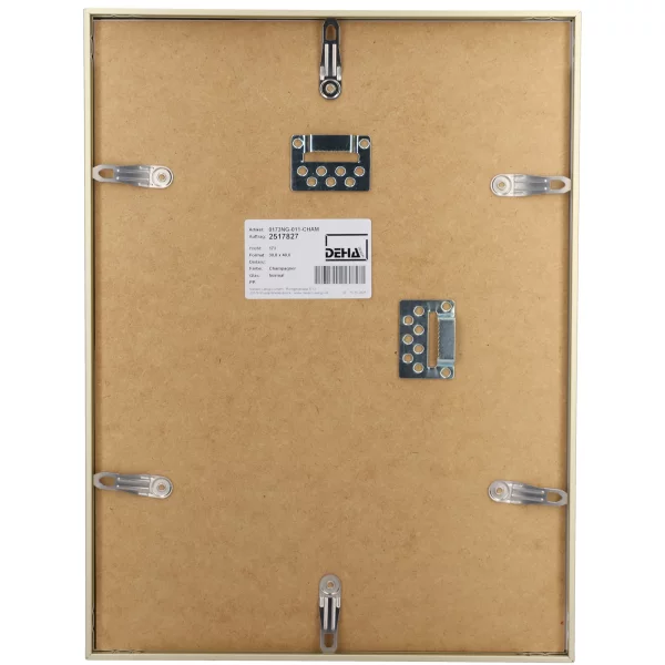 Cadre en aluminium Wega 70x90 cm | champagne mat | verre standard (2 mm)