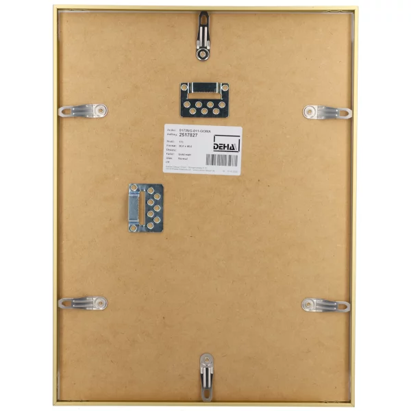 Cadre en aluminium Wega 70x90 cm | or mat | verre standard (2 mm)