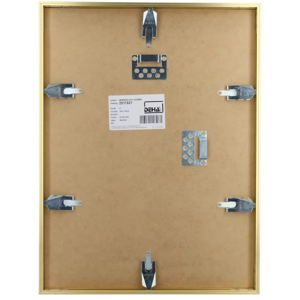 Cadre en aluminium Vega sur-mesure argent bruni | verre standard (2 mm)