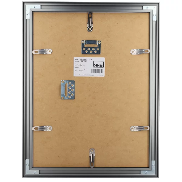 Cadre en aluminium Antares 70x90 cm | gris contraste | verre standard (2 mm)