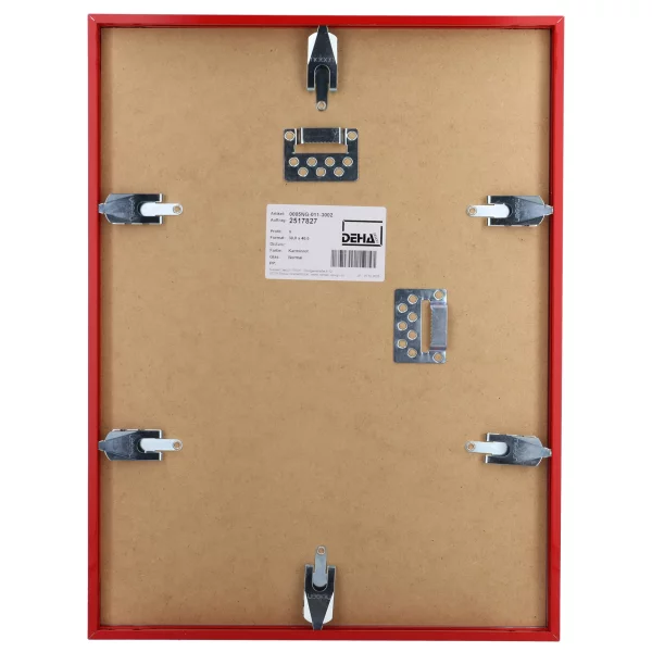 Cadre en aluminium Superba 42x59,4 cm (A2) | rouge carmin RAL 3002 | verre standard (2 mm)
