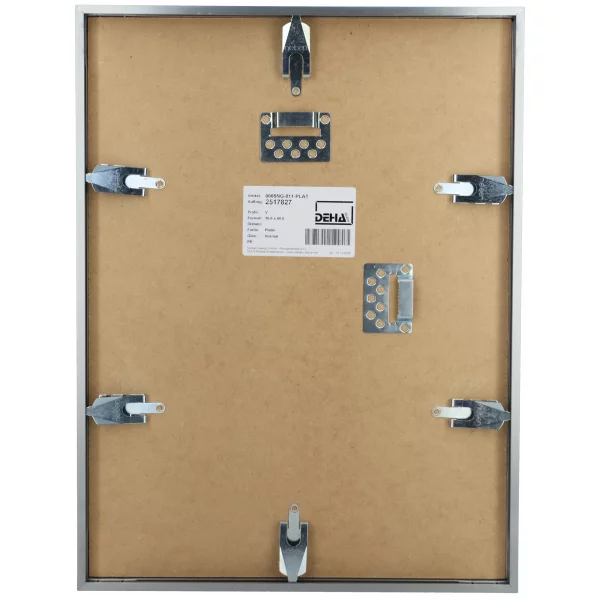 Cadre en aluminium Superba 42x59,4 cm (A2) | platine | verre standard (2 mm)