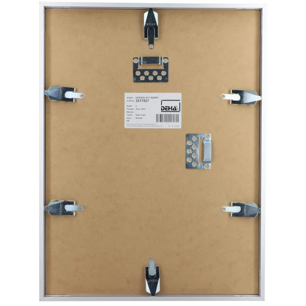 Cadre en aluminium Superba sur-mesure naturel mat | verre standard (2 mm)