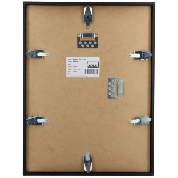 Cadre en aluminium Superba sur-mesure noir mat | verre standard (2 mm)