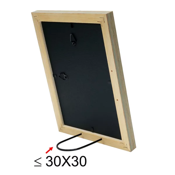 Cadre en bois Ballay 10x15 cm | noir | verre standard (2 mm)