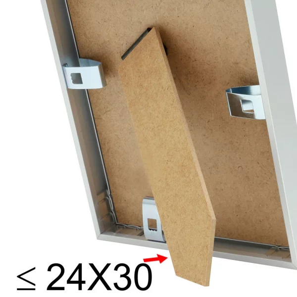 Cadre en aluminium Julie 18x24 cm | noir | verre standard (2 mm)