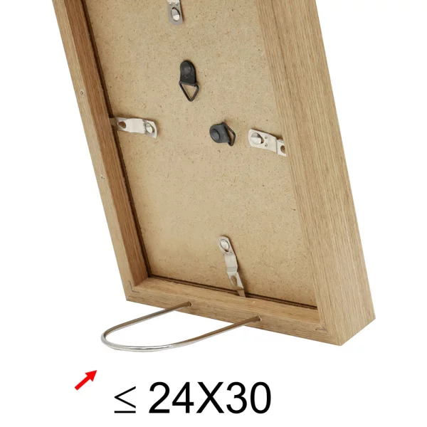 Cadre en bois Louise avec passe-partout 13x18 cm | blanc | verre standard (2 mm)