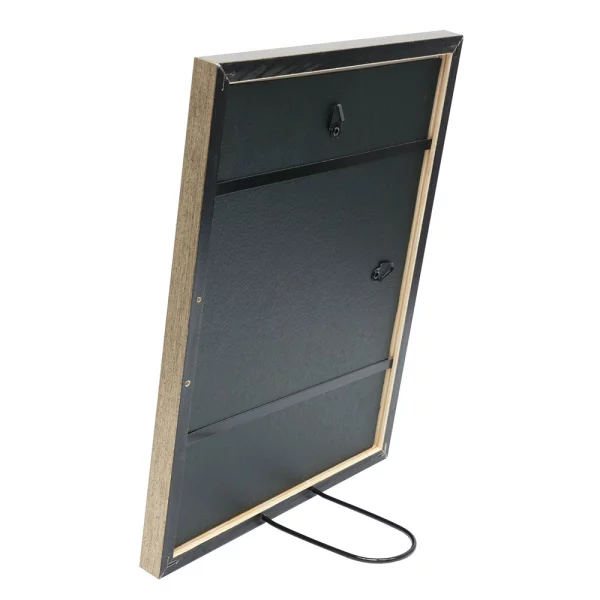 Cadre en bois David avec passe-partout 15x20 cm (10x15 cm) | bronze | verre standard (2 mm)