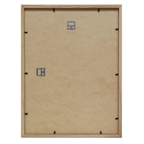 Cadre en bois plein chêne 10x15 cm | chêne clair | verre standard (2 mm)