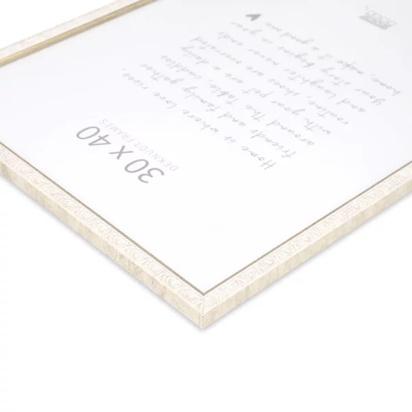 Cadre en plastique Rooien 13x18 cm | blanc | verre standard (2 mm)