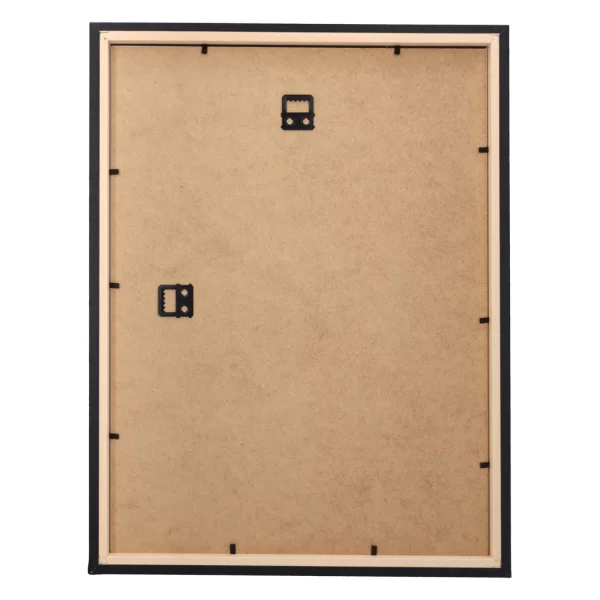 Holz-Bilderrahmen Aniela 50x70 cm | Schwarz | Kunstglas (1 mm)