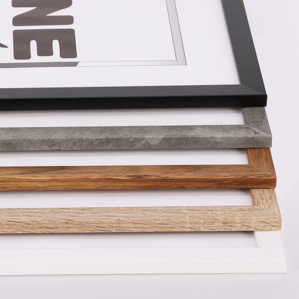 Cadre en bois Taal (MDF) 42x59,4 cm (A2) | chêne | verre synthétique (1 mm)