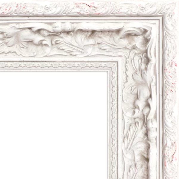 Exklusiv-Holzrahmen Calinda 29,7x42 cm (A3) | Weiß | Normalglas (2 mm)