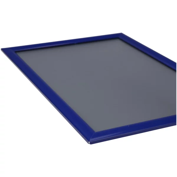 25 mm Klapprahmen Color 21x29,7 cm (A4) | blau | Kunstglas mattiert (1 mm)