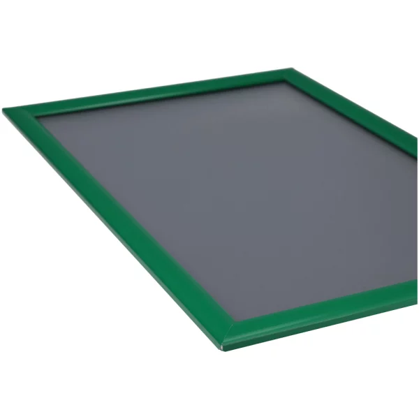 25 mm Klapprahmen Color 21x29,7 cm (A4) | grün | Kunstglas mattiert (1 mm)