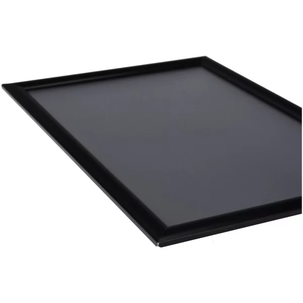 25 mm Klapprahmen Color DIN A4 21x29,7 cm (A4) | schwarz | Kunstglas mattiert (1 mm)