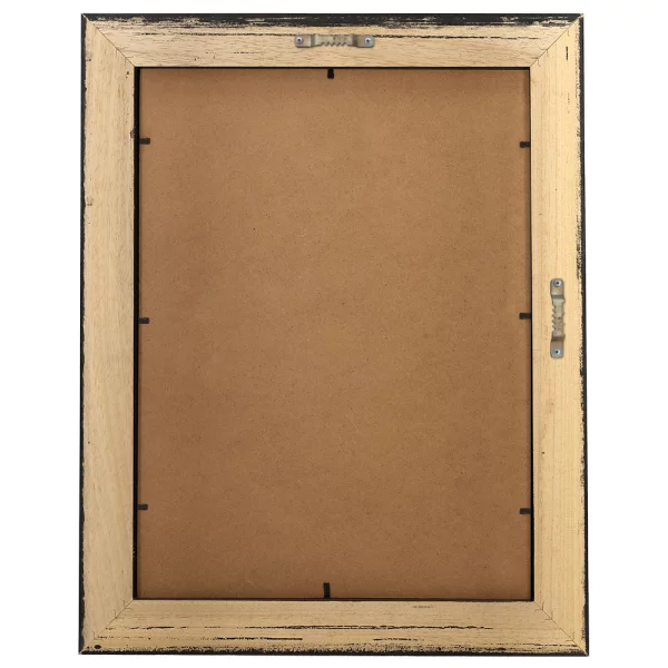 Cadre en bois Pantera sur mesure noir | verre standard (2 mm)