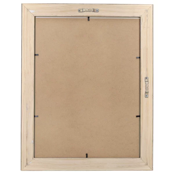 Barock-Bilderrahmen Luanco 42x59,4 cm (A2) | silber | Normalglas (2 mm)