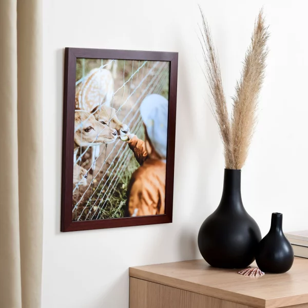 Cadre en bois Top Pro 15x20 cm | brun | verre standard (2 mm)