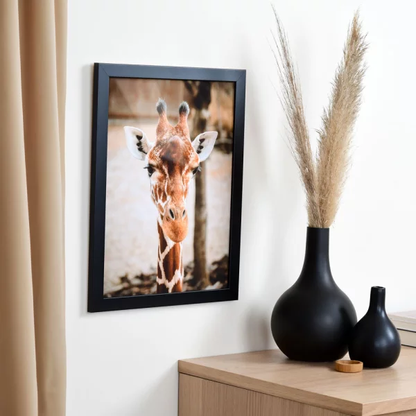 Cadre en bois Top Pro 18x27 cm | noir | verre standard (2 mm)