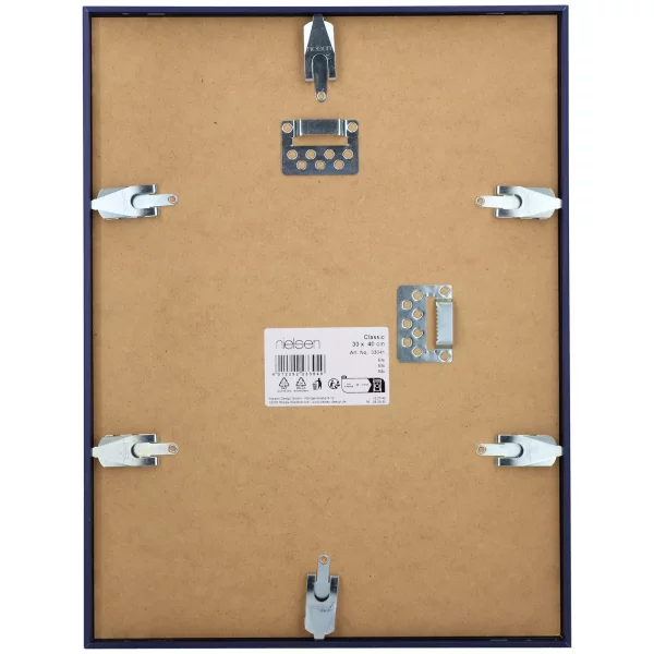 Alu-Bilderrahmen Classic 18x24 cm | Blu | Normalglas (2 mm)