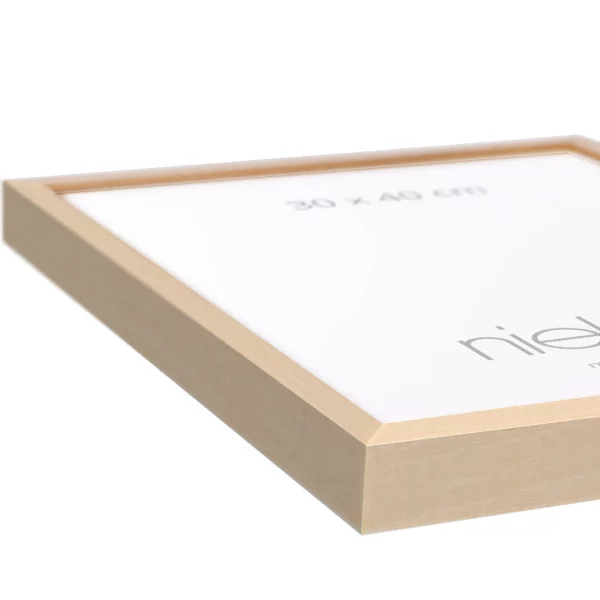 Cadre en bois Loft 15 21x29,7 cm (A4) | érable | cadre vide (sans verre ni panneau arrière)